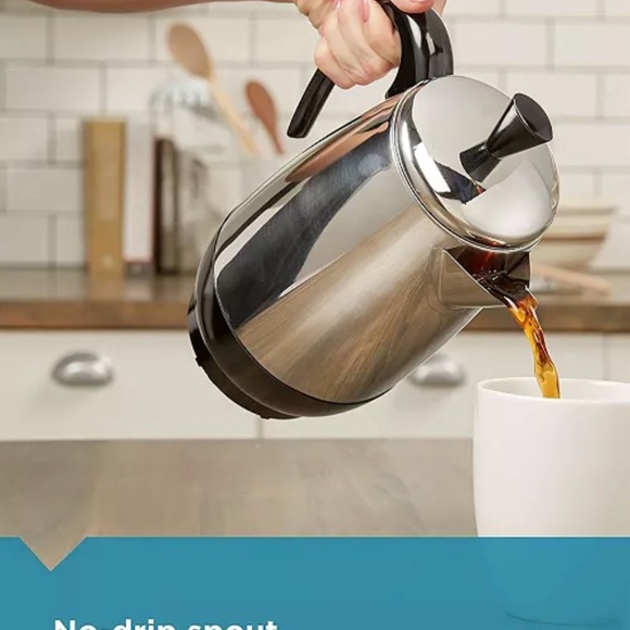 Farberware Silver and Black Coffee Maker - Picture 5 of 9